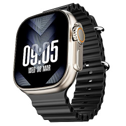 boAt Wave Elevate Smart Watch with 1.96 Display, BT Calling, Functional Crown, AI Voice Assistant, Built-in Game, HR & SPO2 Monitoring and Stress Monitoring, IP67(Active Black)