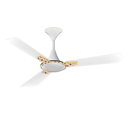 Crompton PREMION AURA2 DESIGNER 2D ARAB DESIGN ANTIDUST1200 mm (48 inch) Ceiling Fan (Pearl White) Star rated energy efficient fans