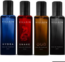 VILLAIN 20ml perfect combo04 snake+classic+oud+hydra Eau de Parfum - 80 ml(For Men & Women)