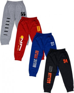 MADMAN Track Pant For Boys & Girls(Multicolor, Pack of 4)