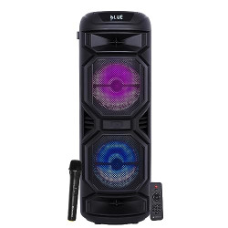 Newly Launched ZEBRONICS Thump 650 Trolley Party Speaker with 40W Output, Bluetooth 5.0, USB, mSD, AUX, FM, TWS, Wireless MIC, Full Panel Light Effect, LED Display, Up to 15h* Backup