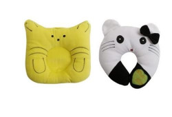 SONNASOFT Infant Baby Pillow for Preventing Head for Flat Head Neck Supporting Pillow Newborn Baby