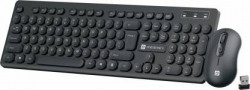 Portronics Key6 Combo with 2.4Ghz, Adjustable DPI, Silent Keys Wireless Laptop Keyboard(Black)