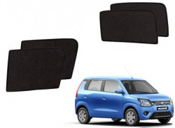 AUTO PEARL Side Window Sun Shade For Maruti Suzuki WagonR(Black)