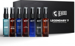 BEARDO Legendary Assorted Perfume Gift Set for Men | Long Lasting Fragrances | 7 x 8 ml Eau de Parfum - 56 ml(For Men)