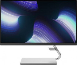 Lenovo Q-Series 23.8 Inch Full HD IPS Panel with Tilt Support, Height Adjustable, TUV Eyesafe Vision Health Board Certified, 2X3W Inbuilt Speakers, Slim Monitor Monitor (Q24i-20)(Response Time: 4 ms, 75 Hz Refresh Rate)