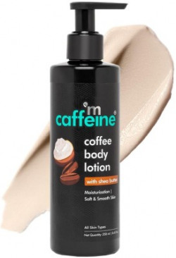 mCaffeine Coffee Body Lotion for Glowing Skin & D TAN, Light & Non-Greasy Moisturizer(250 ml)