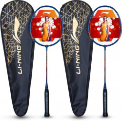 LI-NING Smash XP- 707 Pro Multicolor Strung Badminton Racquet(Pack of: 2, 95 g)
