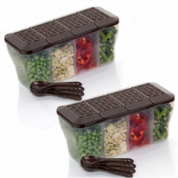 Somnath India Salt & Pepper Set Plastic(2 Piece)