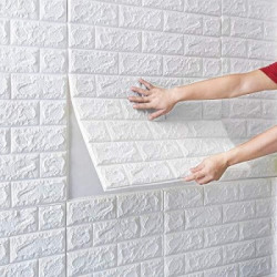 peijinsart Decorative White Wallpaper(77 cm x 70 cm)