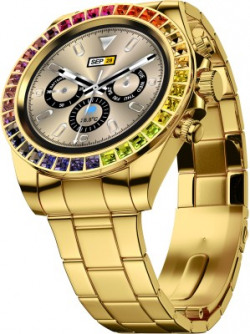 Fire-Boltt Blizzard Ultra 1.28'' Premium Luxury Smartwatch with Jewel Studded Dial Smartwatch(Multicolor Strap, Free Size)