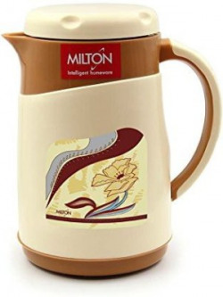 MILTON Viva Tuff Jug 750, Cream (Pack of 1, Random) 750 ml Flask(Pack of 1, Multicolor, Plastic, Steel)