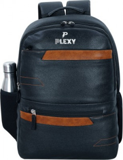 PLEXY 30L LAPTOP FAUX LEATHER AIR SERIES BAGPACK 30 L Laptop Backpack(Blue)