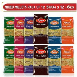 Manna Unpolished Millets Combo With Brown Top