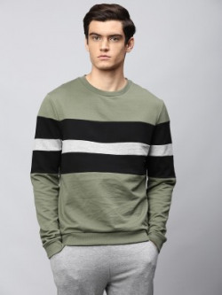 Dennis Lingo Full Sleeve Color Block Men Sweatshirt