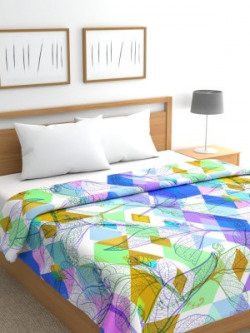 Raymond Home Floral Double Mink Blanket for AC Room(Polyester, Multicolor)
