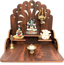 Flipkart Perfect Homes Studio Perfect 3 Step Temple (WB) Engineered Wood Home Temple(Height: 29, DIY(Do-It-Yourself))