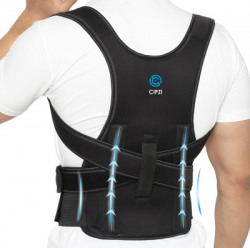 Baben Posture corrector belt for men and women for back pain Posture Corrector(Black)