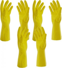 Primeway Premium Flocklined Wet and Dry Glove Set(Medium Pack of 6)