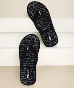 PKKART Men mens Casual Comfort Stylish Fabrication Slipper (Ms-209) Slippers(Black 8)
