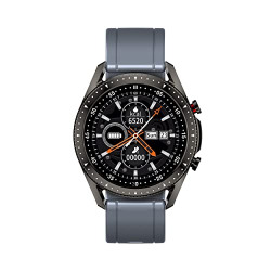 Kratos Pro KR SW 12 Advanced Bluetooth Calling Smart Watch with 1.3 Display, IP68 Waterproof, Multiple Sports Mode, Lithium-ion Battery, Spo2 Monitoring, Music & Camera Control - Grey