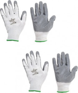 AdroitZ SUPERIOR QUALITY ANTI CUT SAFETY HAND GLOVE-05 Nylon, Synthetic, Latex Safety Gloves(Pack of 4)