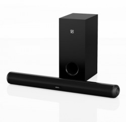 GOVO GOSURROUND 750 | 120W Bluetooth Soundbar|2.1 Channel with 5.25'' Wired Subwoofer 120 W Bluetooth Soundbar(Platinum Black, 2.1 Channel)