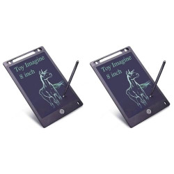 Toy Imagine 8.5 inch LCD Writing Tablet for Kids Digital Magic Slate,Electronic Note Pad,Scribble Doodle Drawing Rough Pad,Best Birthday Gift for Boys & Girls (Pack of 2)