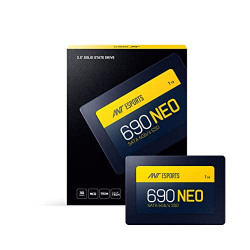 Ant Esports 690 Neo Sata 2.5 1TB Internal Solid State Drive/SSD with SATA III Interface, 6Gb/s, Fast Performance, Read/Write - 530/475 MB/s, with Quad Channel Controller compatible with PC and LAPTOP