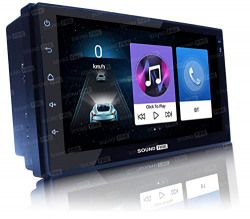SOUND FIRE NEXGeneration Android 2Din 7'' Inch Ultra HD Capacitive Polegadas Touch Screen GPS Navigation AM/FM Radio Audio Receiver Support Mirrorlink/WiFi/Bluetooth/1080P video (2GB/32GB) Car Stereo (Double Din)