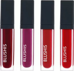 BLUSHIS Non Transfer Insta Beauty Waterproof Sensational Liquid Matte Lipsticks Combo(THE FOREVER RED EDITION, 16 ml)