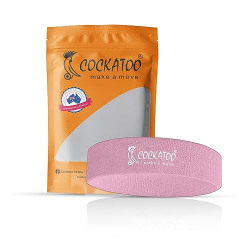 Cockatoo Sports Headband for Men, Head Band for Men & Women,Gym Headband,Workout Headband,Fitness Headband,Running Headband Soft, Stretchy, and Sweat-Wicking(Pack of 1) (Pink)