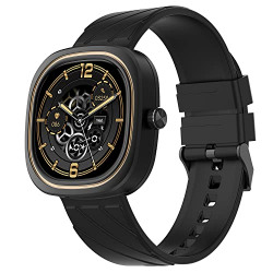 Fire-Boltt Collide 1.32 Display Smartwatch, Bluetooth Calling with Body Shielding Metal Paint, Single BT Connection, BT 2.0 Ultra Low Power Consumption, SpO2 (Black)