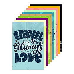 Printelligent Quote and motivational poster set of 10 size (45 cm x 30 cm) d55