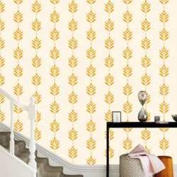 Asian Paints 45 cm EzyCR8 P&S Floral Minimalistic Florals Removable Sticker(Pack of 1)