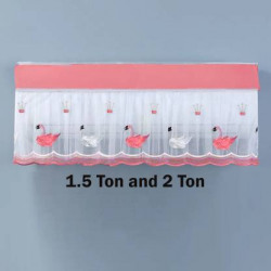 dyanifashion Air Conditioner Cover(Width: 102 cm, pink)