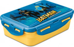 MILTON Mini Fun Treat batman Plastic Tiffin Box for Kids, 2 Containers Lunch Box 2 Containers Lunch Box(650 ml)