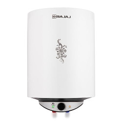 Bajaj Edrea 25 Litre Storage Water Heater for home | Polymer Coated Tank | Multiple Safety* | Suitable for HighRise | Child Safety Mode | 2-Yr Product Warranty by Bajaj | White Water Geyser