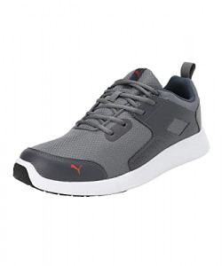 Puma Mens Impel Castlerock-High Risk Red-Ebony Sneaker - 9UK (39133806)