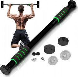 SLOVIC Pull-Up Bar for Home Workout | Non-Slip Carbon Steel Bar (Load Capacity: 100 Kg) Pull-up Bar(Black)