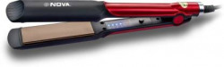 NOVA Temperature Control Professional NHS 870 Hair Straightener(Black/Red)