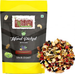 ENGLISH NUTS Mixed Dry Fruit, Nuts, Seeds, Berries - 1kg Trial Mix 10+Varieties lLowest Price Assorted Seeds & Nuts(2 x 0.5 kg)