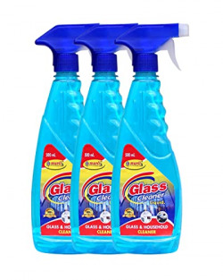 Glass and Surface Cleaner Liquid Spray - 500 ml x 3 combopack Glass Cleaner for Car, Kitchen & Home Surfaces