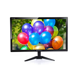 ZEBRONICS A22FHD LED (21.5 ) (54.61 cm) LED 1920x1080 Pixels FHD Resolution Monitor with HDMI + VGA Dual Input, Built-in Speaker, Wall Mount Facility, max 220 Nits Brightness, Black