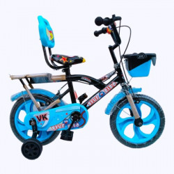 ROXX CART BICYCLE ROCKY NEW (SKY-) FOR 2 TO 4 YEAR KIDS BABY 14 T BMX Cycle(Single Speed, Blue)