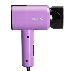 AGARO HD-1211 Hair Dryer 1100 Watts, 2 Heat Speed and Cool Mode, Foldable (Compact in Size) Purple