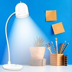 Pick Ur Needs Study Table Light Lamp Rechargeable With Touch On/Off Unique Switch Touch Dimmer 4 hrs Flood Lamp Emergency Light(Touch Cap)