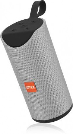 FPX Ace Wireless Splash Proof Hi Bass BT 5.0 with HD Mic, TWS Mode, FM Radio, 10 W Bluetooth Speaker(Grey, Stereo Channel)