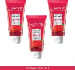 Lakm Blush & Glow Strawberry Freshness Face Wash(300 g)