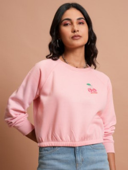 Tokyo Talkies Full Sleeve Solid Women Sweatshirt